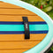 POP BOARD CO Inflatable Paddle Board 11'0 Yacht Hopper Teak/Blue/Mint - SAKSBY.com - Zoom Parts View