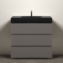 ALICE 36 Inch Premium Modern Freestanding One-Piece Bathroom Vanity Set Without Drain And Faucet (95271364) - SAKSBY.com - Vanities - SAKSBY.com