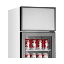 ALKCOOL SDGR15 Slim Line Commercial Single Glass Door Refrigerator, 6.5 Cu.Ft. (94718253) - SAKSBY.com - SAKSBY.com