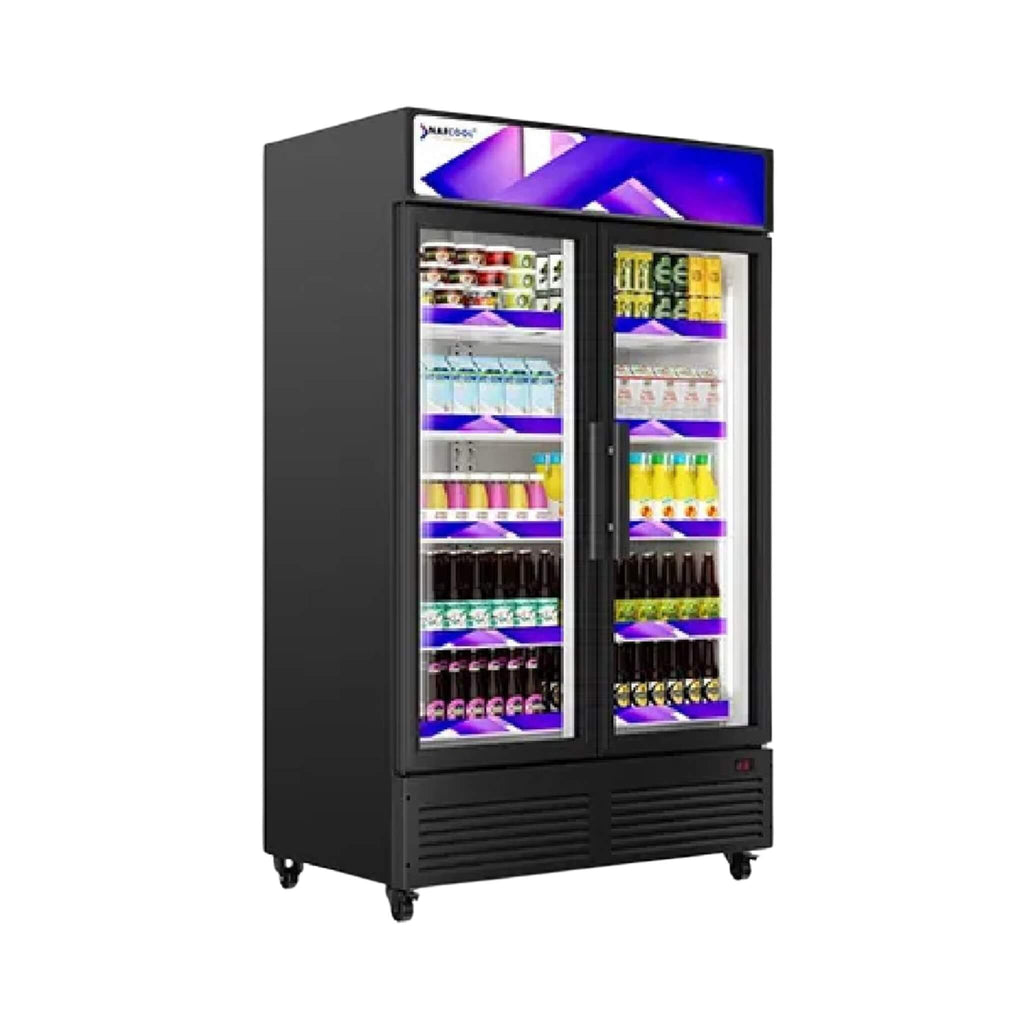 ALKCOOL SGDR47 Slim Line Commercial Double Glass Door Merchandiser, 47" (97263518) - SAKSBY.com - SAKSBY.com