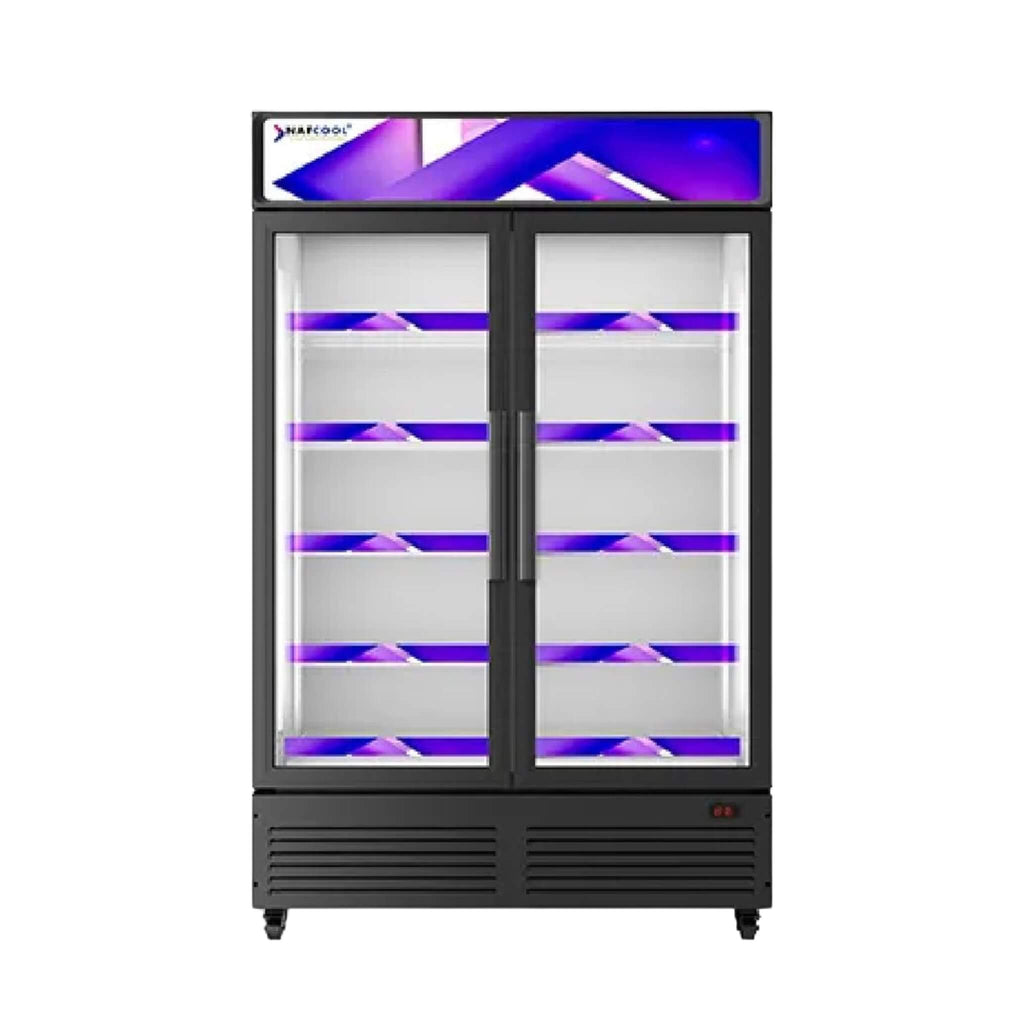 ALKCOOL SGDR55 Slim Line Commercial Double Glass Door Merchandiser, 55" (98364197) - SAKSBY.com - SAKSBY.com