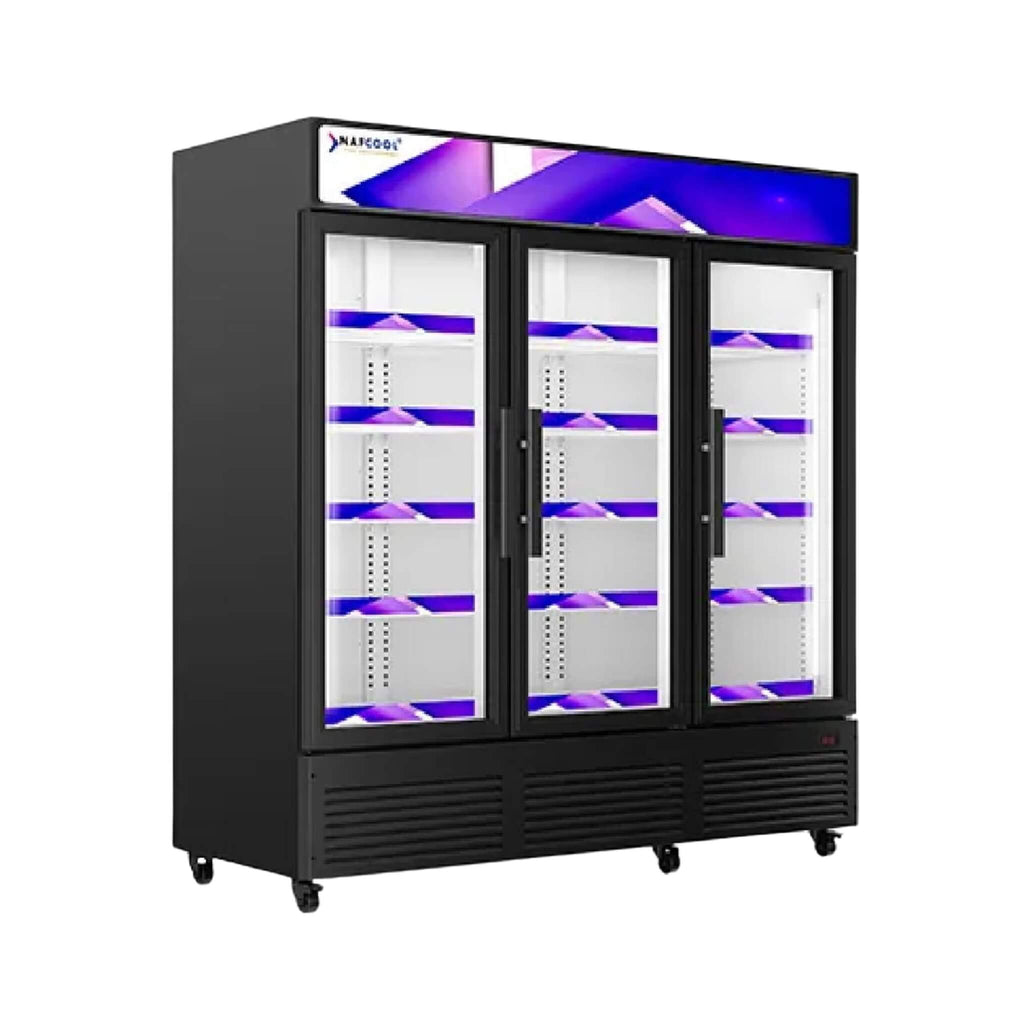 ALKCOOL TGDR70 Three Section Glass Door Merchandiser, 70" (91375247) - SAKSBY.com - SAKSBY.com