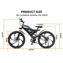 AOSTIRMOTOR S05-1 48V/11.6Ah 500W Electric Mountain Bike, 26'' - SAKSBY.com - Electric Bicycles - SAKSBY.com