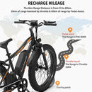 AOSTIRMOTOR S07-B 48V13Ah 750W Fat Tire Electric Mountain Bike, 26'' - SAKSBY.com - Electric Bicycles - SAKSBY.com