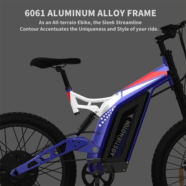 AOSTIRMOTOR S17-1500W 48V20Ah 1500W Electric Bike, 26" - SAKSBY.com - Electric Bicycles - SAKSBY.com