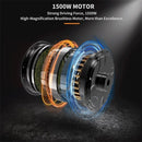 AOSTIRMOTOR S17-1500W 48V20Ah 1500W Electric Bike, 26" - SAKSBY.com - Electric Bicycles - SAKSBY.com