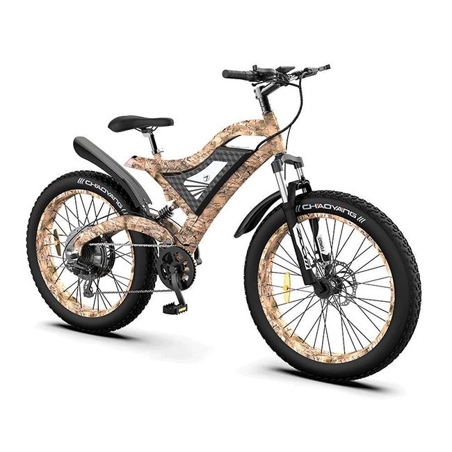 AOSTIRMOTOR S18-1500W 48V15Ah Fat Tire Electric Mountain Bike, 26" - SAKSBY.com - Electric Bicycles - SAKSBY.com