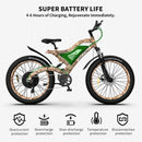 AOSTIRMOTOR S18-1500W 48V15Ah Fat Tire Electric Mountain Bike, 26" - SAKSBY.com - Electric Bicycles - SAKSBY.com