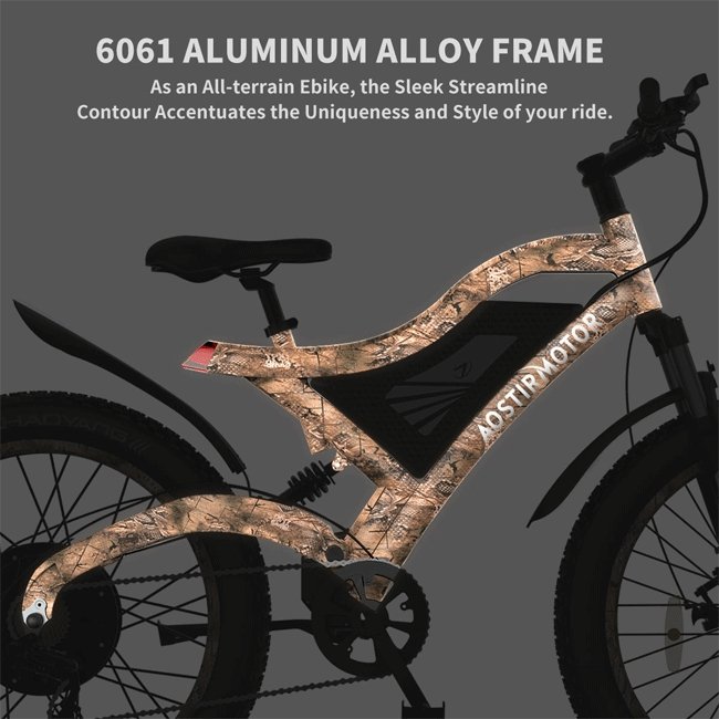 AOSTIRMOTOR S18-1500W 48V15Ah Fat Tire Electric Mountain Bike, 26" - SAKSBY.com - Electric Bicycles - SAKSBY.com