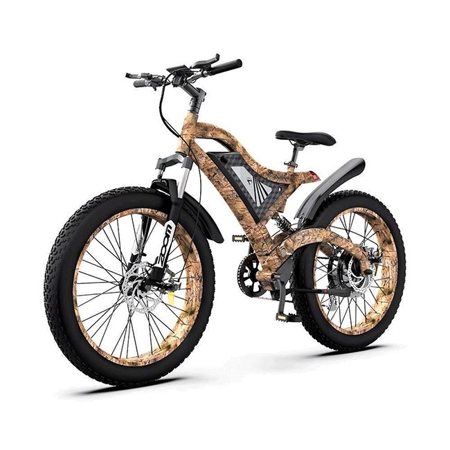 AOSTIRMOTOR S18-1500W 48V15Ah Fat Tire Electric Mountain Bike, 26" - SAKSBY.com - Electric Bicycles - SAKSBY.com