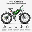 AOSTIRMOTOR S18 48V/15Ah 750W All Terrain Fat Tire Electric Mountain Bike, 26" - SAKSBY.com - Electric Bicycles - SAKSBY.com