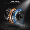 AOSTIRMOTOR S18 48V/15Ah 750W All Terrain Fat Tire Electric Mountain Bike, 26" - SAKSBY.com - Electric Bicycles - SAKSBY.com
