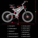 AOSTIRMOTOR S18-Mini 48V15Ah 500W Fat Tire Electric Mountain Bike, 20'' - SAKSBY.com - Electric Bicycles - SAKSBY.com
