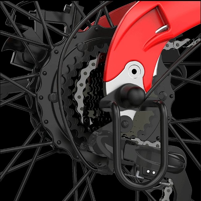 AOSTIRMOTOR S18-Mini 48V15Ah 500W Fat Tire Electric Mountain Bike, 20'' - SAKSBY.com - Electric Bicycles - SAKSBY.com
