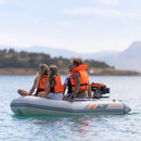 AQUA MARINA A-DELUXE 4-Person Inflatable Speed Boat With Comfortable Rowing Seat And Adjustable Center Feet, 8FT (SAK20456) - SAKSBY.com - Kayak - SAKSBY.com