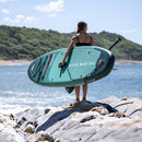 AQUA MARINA BREEZE BT-23BRP Green Compact Inflatable SUP With Drop Stitch Light Technology, 9FT (SAK68745) - SAKSBY.com - Stand Up Paddle Boards - SAKSBY.com
