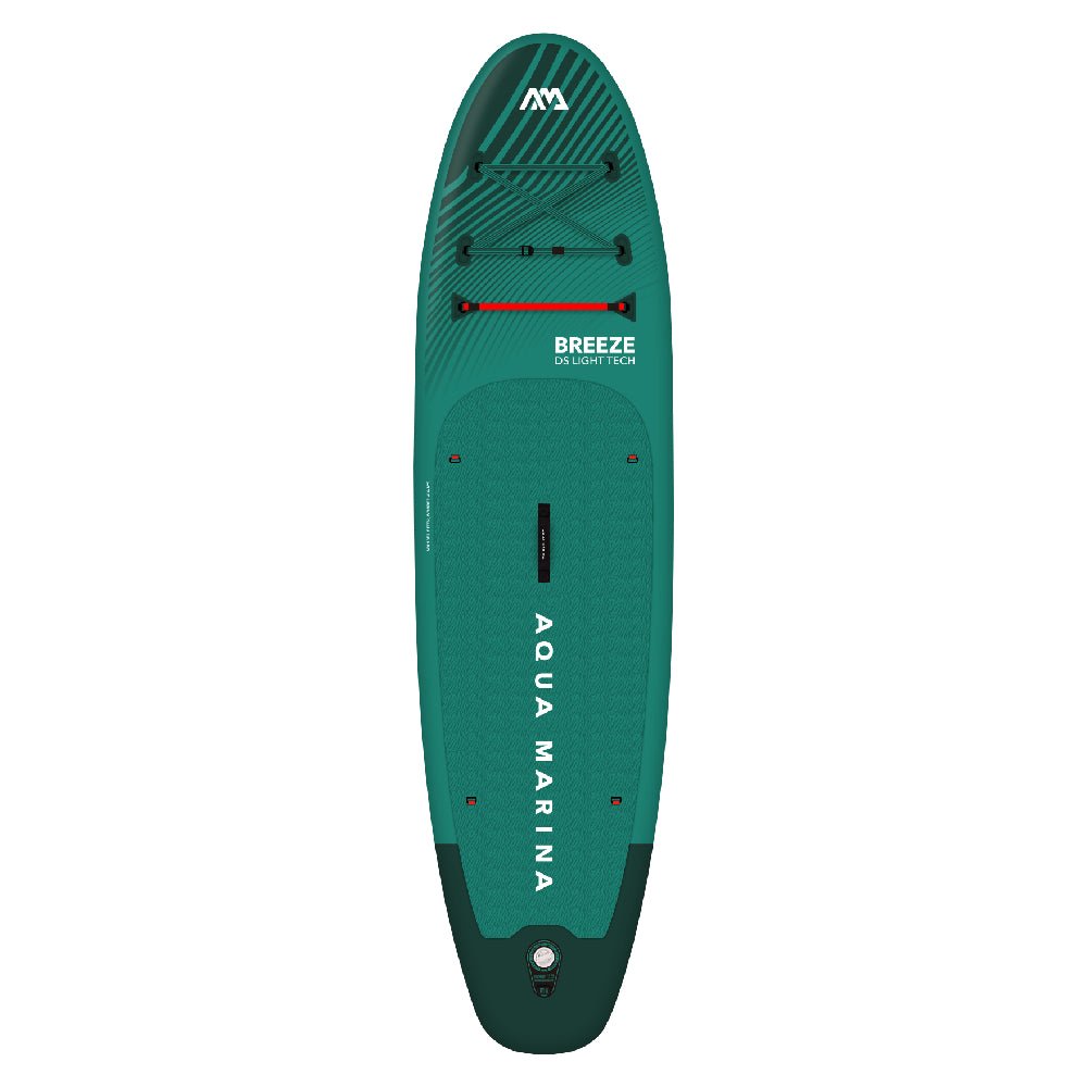 AQUA MARINA BREEZE BT-23BRP Green Compact Inflatable SUP With Drop Stitch Light Technology, 9FT (SAK68745) - SAKSBY.com - Stand Up Paddle Boards - SAKSBY.com