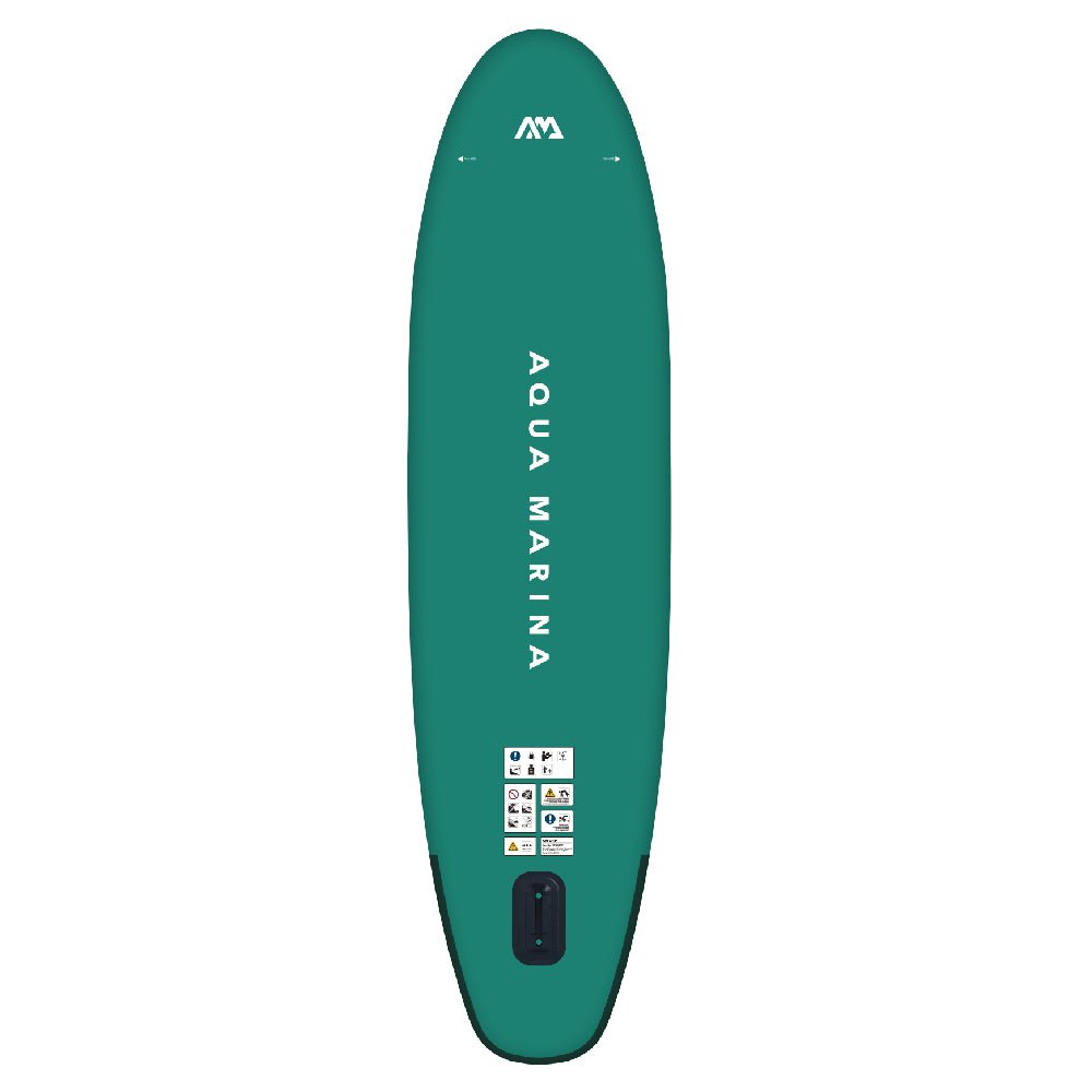 AQUA MARINA BREEZE BT-23BRP Green Compact Inflatable SUP With Drop Stitch Light Technology, 9FT (SAK68745) - SAKSBY.com - Stand Up Paddle Boards - SAKSBY.com
