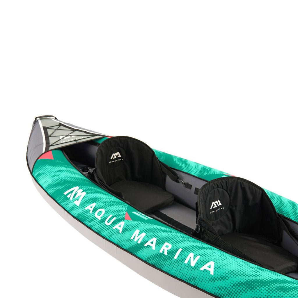 AQUA MARINA LAXO 320 2-Person Recreational Kayak With High-Back Seat & Adjustable Cargo Bungee, 10FT (SAK01396) - SAKSBY.com - Kayak - SAKSBY.com