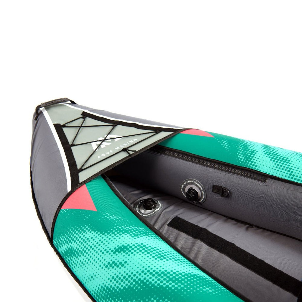 AQUA MARINA LAXO 320 2-Person Recreational Kayak With High-Back Seat & Adjustable Cargo Bungee, 10FT (SAK01396) - SAKSBY.com - Kayak - SAKSBY.com