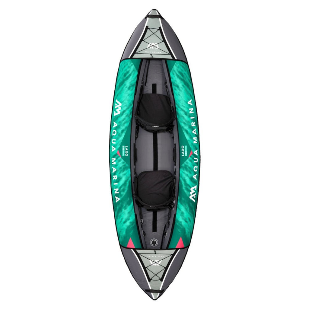 AQUA MARINA LAXO 320 2-Person Recreational Kayak With High-Back Seat & Adjustable Cargo Bungee, 10FT (SAK01396) - SAKSBY.com - Kayak - SAKSBY.com
