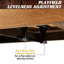 Barrington Urban Shuffleboard Table Collection With Pucks For Family Game Rooms (SAK53286) - Saksby Wholesale - Adjustment View