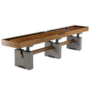 Barrington Urban Shuffleboard Table Collection With Pucks For Family Game Rooms (SAK53286) - Saksby Wholesale - Front Left View