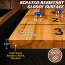Barrington Urban Shuffleboard Table Collection With Pucks For Family Game Rooms (SAK53286) - Saksby Wholesale - Wood Features View