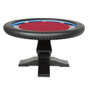 BBO POKER TABLES GINZA 8-Player Round LED Poker Table (91350624) - SAKSBY.com - Poker & Game Tables - SAKSBY.com