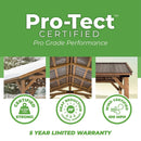 BYD Premium All Cedar Wooden Carport Pavilion Gazebo With Sloped Hardtop Steel Roof, 20x12FT (92758314) - SAKSBY.com - Sheds, Garages & Carports - SAKSBY.com