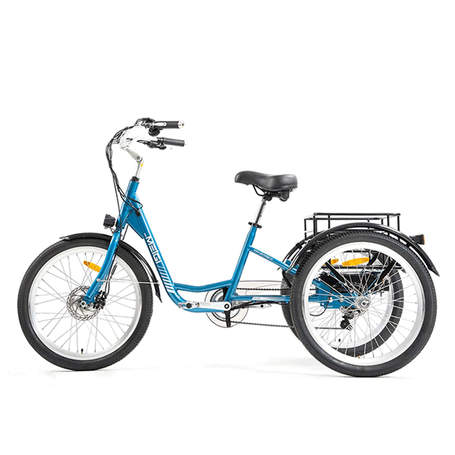 DWMEIGI MG708 36V13Ah 350W Step-Through Electric Trike - SAKSBY.com - Electric Bicycles - SAKSBY.com
