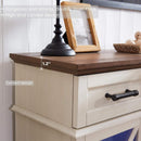 Electric Fireplace TV Stand With Glass Door Storage Cabinet, 70" (SAK58627) - Saksby Wholesale - Curved Design