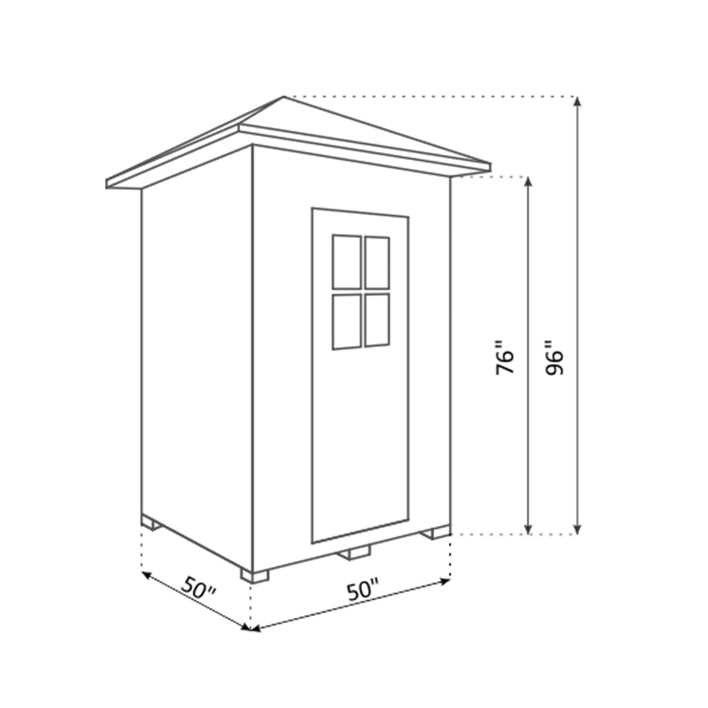ENLIGHTEN SAUNA SIERRA 2 Indoor Full Spectrum Infrared Sauna (91476243) - SAKSBY.com - Infrared Saunas - SAKSBY.com