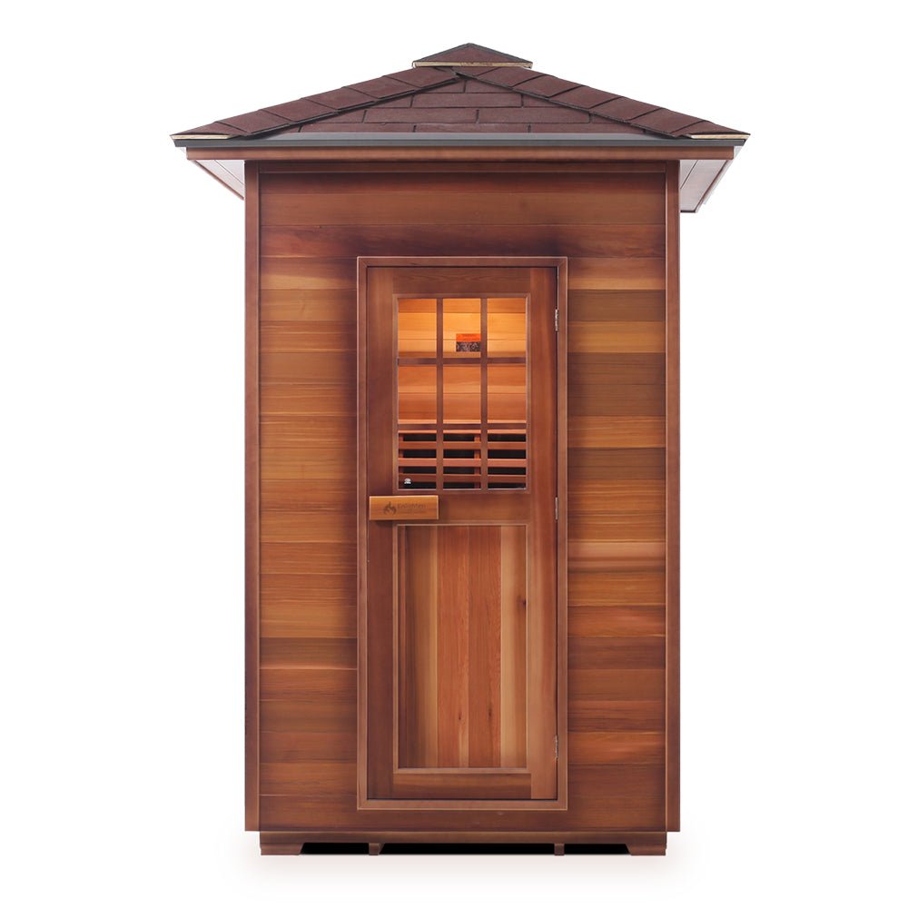 ENLIGHTEN SAUNA SIERRA 2 Outdoor Full Spectrum Infrared Sauna (91476243) - SAKSBY.com - Infrared Saunas - SAKSBY.com