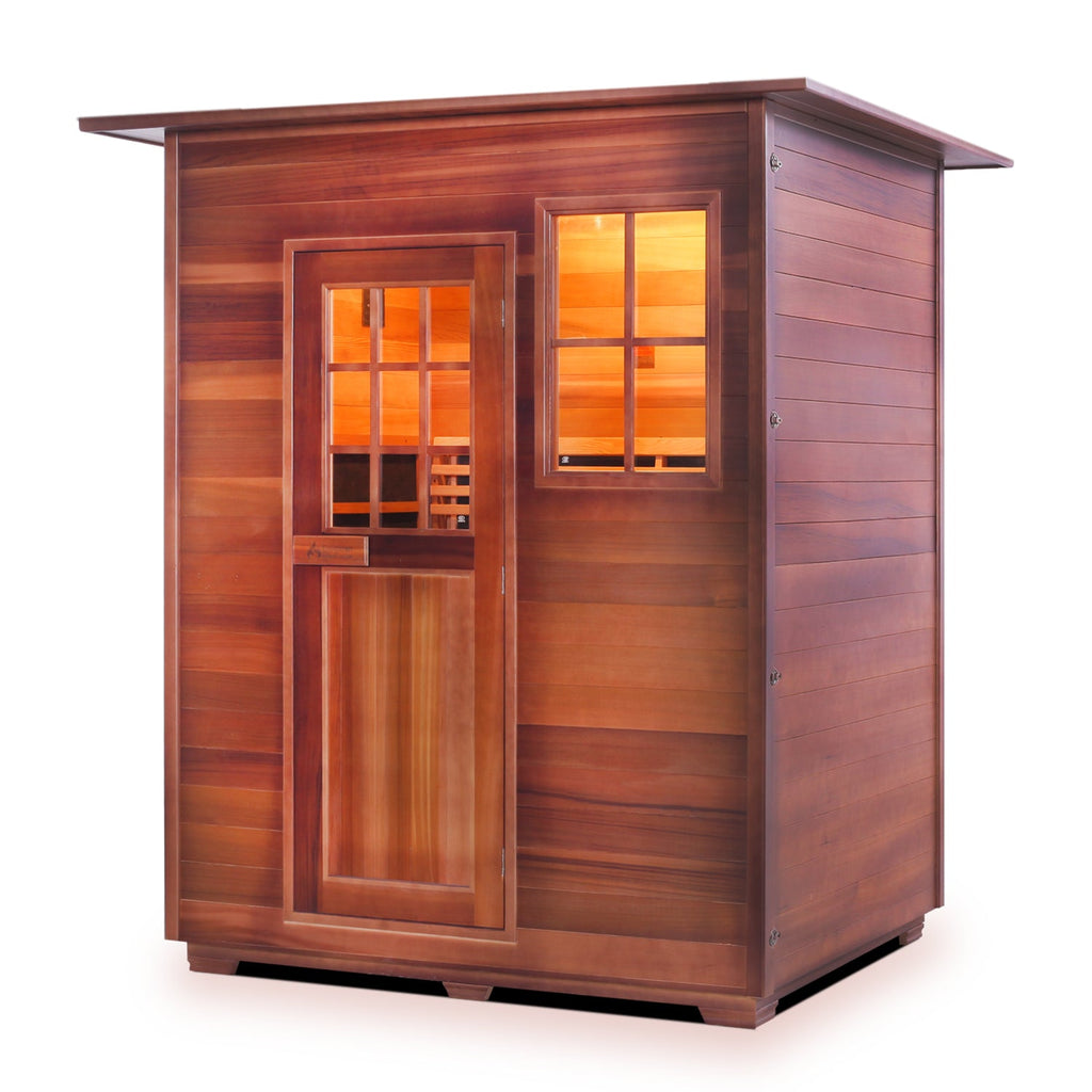 ENLIGHTEN SAUNA SIERRA 3 Indoor Full Spectrum Infrared Sauna (91370462) - SAKSBY.com - Infrared Saunas - SAKSBY.com