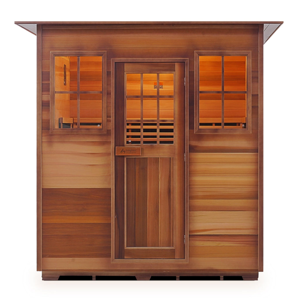 ENLIGHTEN SAUNA SIERRA 4 Indoor Full Spectrum Infrared Sauna (98124507) - SAKSBY.com - Infrared Saunas - SAKSBY.com