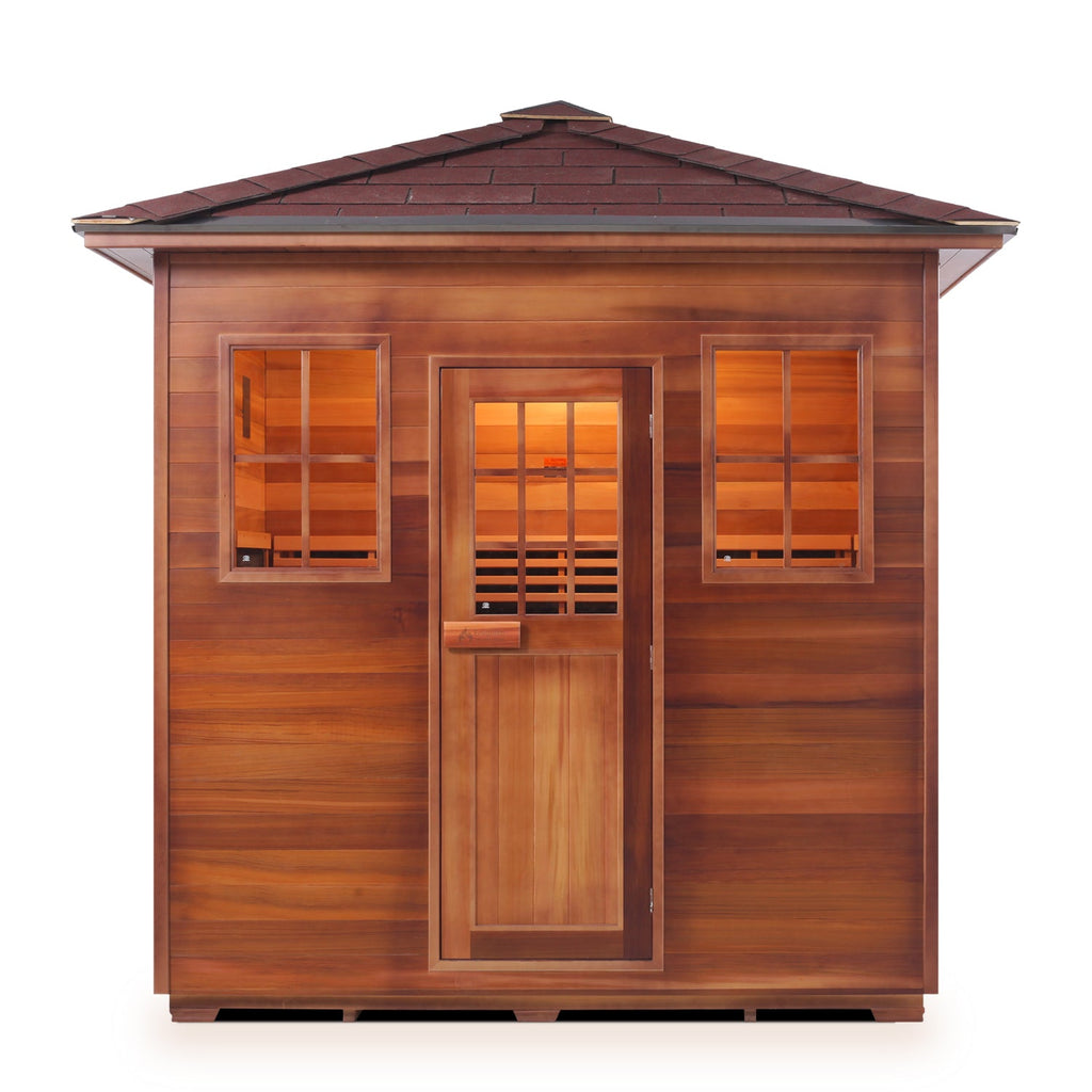 ENLIGHTEN SAUNA SIERRA 5 Outdoor Full Spectrum Infrared Sauna (93641257) - SAKSBY.com - Infrared Saunas - SAKSBY.com