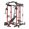 ERK 1500LBS Heavy Duty Multi-Functional Home Gym Power Rack Cage With Cable Crossover System & Bench Front View