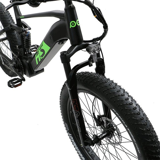 EUNORAU 26" FAT-HS 48V/14Ah Fat Tire Electric Bike, 1000W - SAKSBY.com - Electric Bicycles - SAKSBY.com