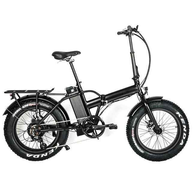 EUNORAU E-FAT-MN 48V/12Ah 20" Folding Fat Tire Electric Bike, 500W - SAKSBY.com - Electric Bicycles - SAKSBY.com