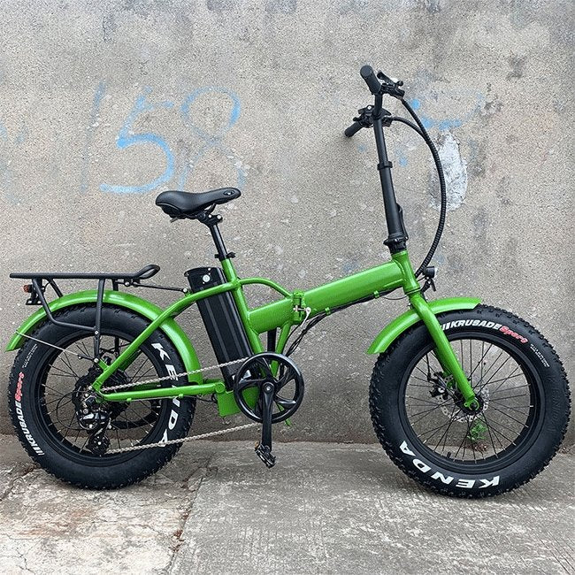 EUNORAU E-Fat-MN 48V/12Ah Folding Fat Tire Electric Bike, 500W - SAKSBY.com - Electric Bicycles - SAKSBY.com