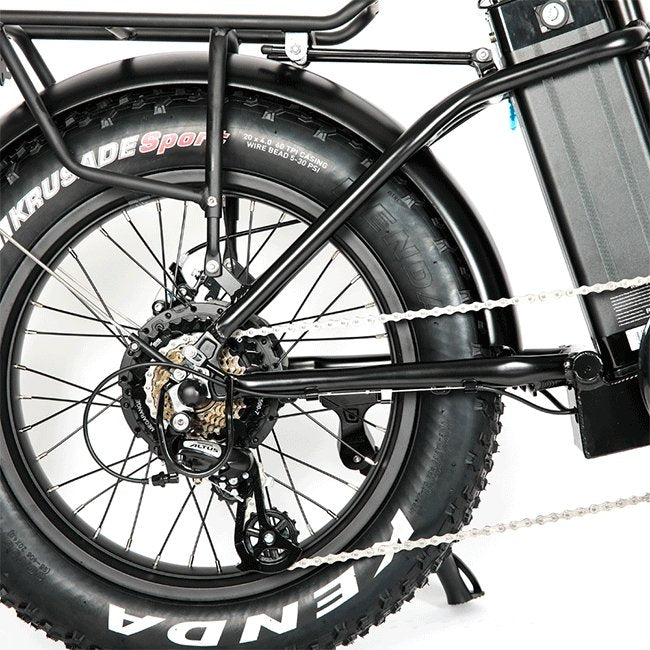EUNORAU E-Fat-MN 48V/12Ah Folding Fat Tire Electric Bike, 500W - SAKSBY.com - Electric Bicycles - SAKSBY.com