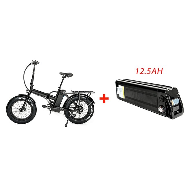 EUNORAU E-Fat-MN 48V/12Ah Folding Fat Tire Electric Bike, 500W - SAKSBY.com - Electric Bicycles - SAKSBY.com