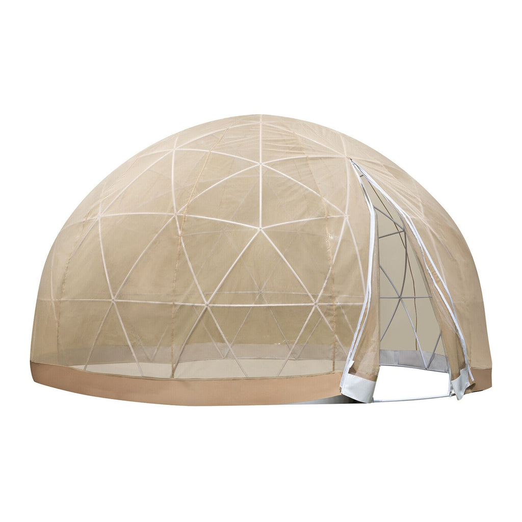Extra Large 10 Person Outdoor Igloo Garden Greenhouse Dome Tent, 12FT (94316275) - SAKSBY.com - Side View