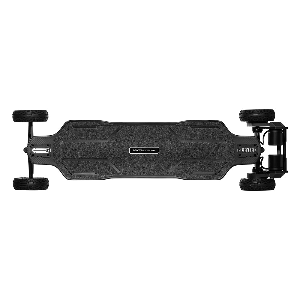 EXWAY ATLAS PRO 2WD High-Performance All-Terrain Off Road Eletric Skateboard With Gear Drivetrain, 3500W Side View