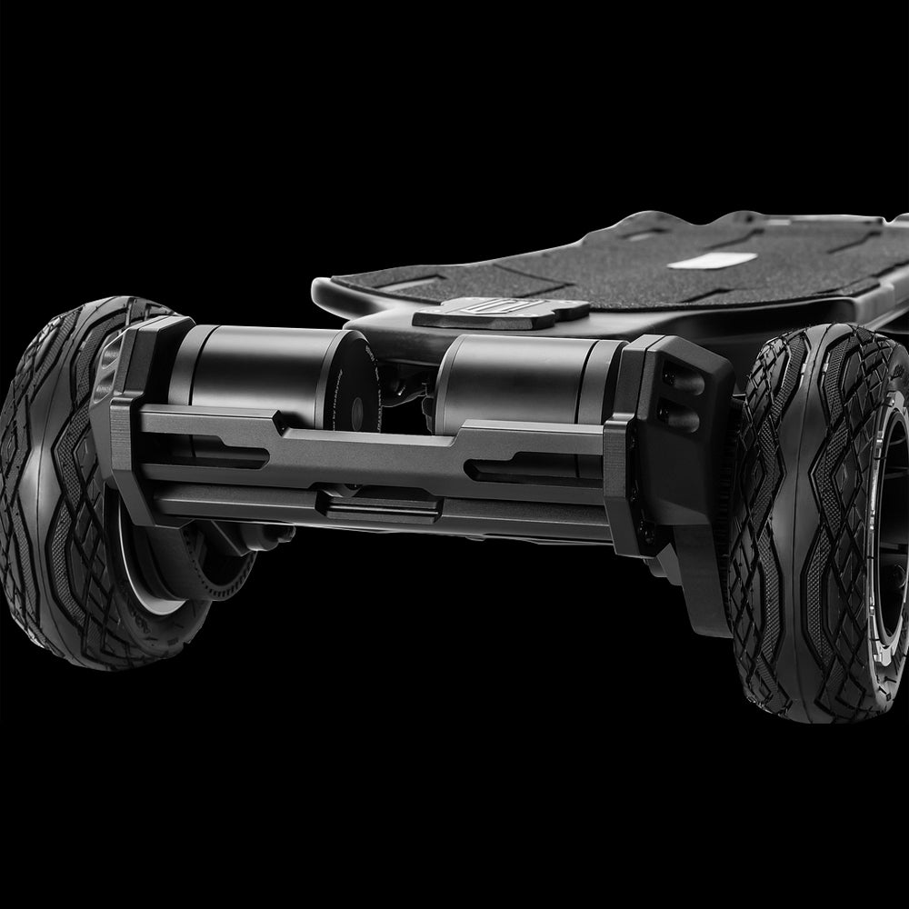 EXWAY ATLAS PRO 2WD High-Performance All-Terrain Off Road Eletric Skateboard With Gear Drivetrain, 3500W Zoom Parts View