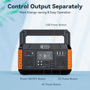 FLASHFISH P60 560W 140400mAh Portable Solar Panel Generator, 520Wh - SAKSBY.com - Power Stations - SAKSBY.com
