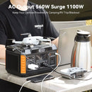 FLASHFISH P60 560W 140400mAh Portable Solar Panel Generator, 520Wh - SAKSBY.com - Power Stations - SAKSBY.com