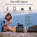 FLASHFISH P60 560W 140400mAh Portable Solar Panel Generator, 520Wh - SAKSBY.com - Power Stations - SAKSBY.com