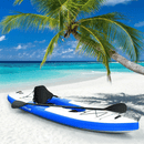 GOPLUS Long Inflatable Blow Up Kayak With Paddle & Hand Pump, 11FT - SAKSBY.com - Kayaks - SAKSBY.com